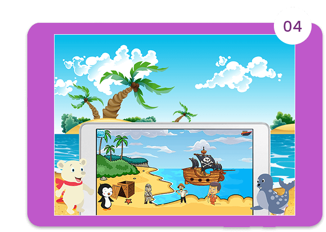 The best learning app for children, Boat Ride